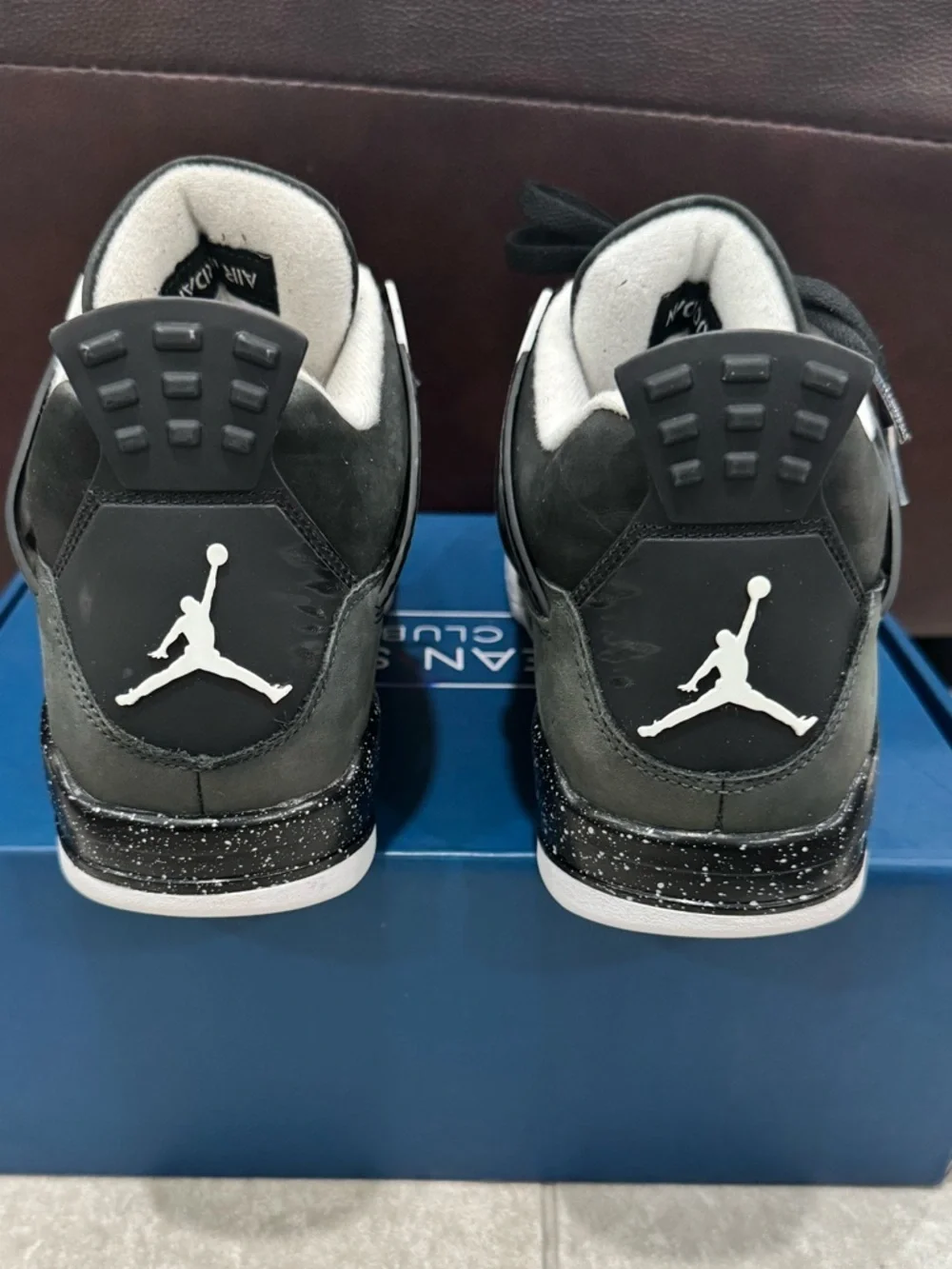 Size 11- Jordan 4 Retro 2024 Fear Black/White/Gray Men's Sneaker FQ8138-002